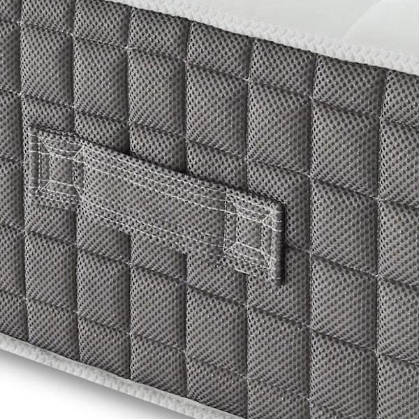 Minnesskum madrass - hög tjocklek 30 cm - 11 zoner - minne 5 cm - ortopedisk modell 80x200 cm