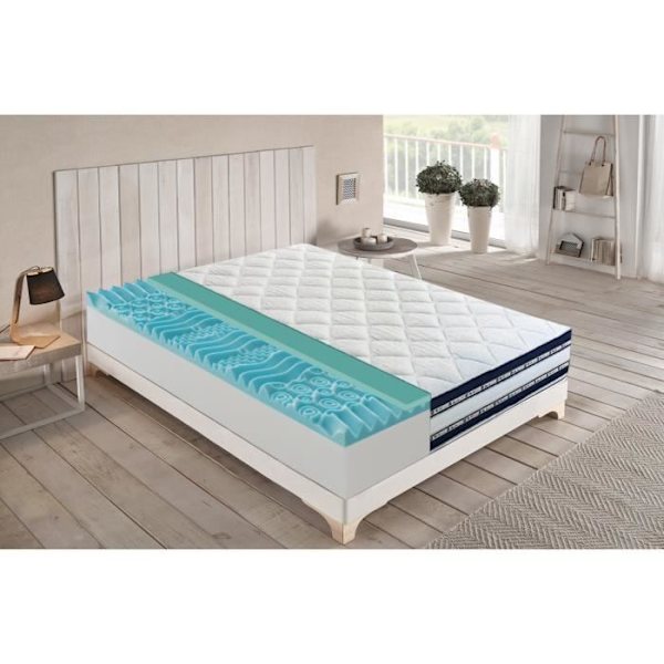 Memory foam mattress with cooling gel thickness 27 cm model Fantasma 180x200 cm