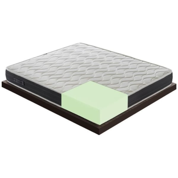 Memory Foam Madrass - 20 cm hög - 11 komfortzoner 90 x 200 cm