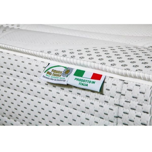 180X200 madrass i memory foam 7 cm struktur med 11 zoner - POLIFOAM mod, 7 cm Memory foam - Enhetscertifierad