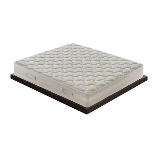 Sovsäng i minnesskum - 9 olika zoner - Höjd 25 cm - Avtagbart överdrag i aloe 160x200 cm