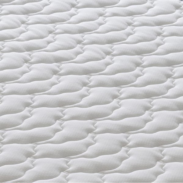 200x200 cm memory foam madrass 11 differentierade zoner 21 cm hög vitt och blått