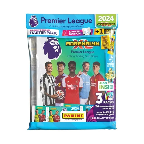 Premier League 2024 Adrenalyn Starter Pack Fotbollskort & pärm