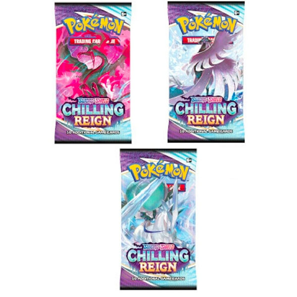 3st Pokemon Chilling Reign Boosters
