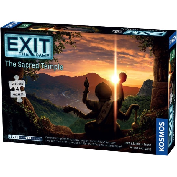 EXIT: The Game & Puzzle The Sacred Temple (Engelsk)