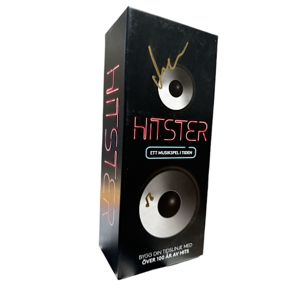 Hitster Music Card Game (Svensk) SIGNERAT EXEMPLAR