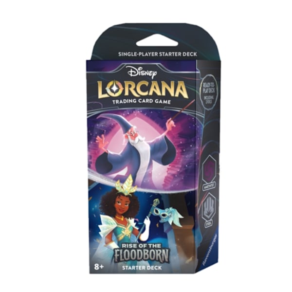 Disney Lorcana TCG: Rise of the Floodborn Starter Deck Amber & Sapphire (Wicked Queen & Gas