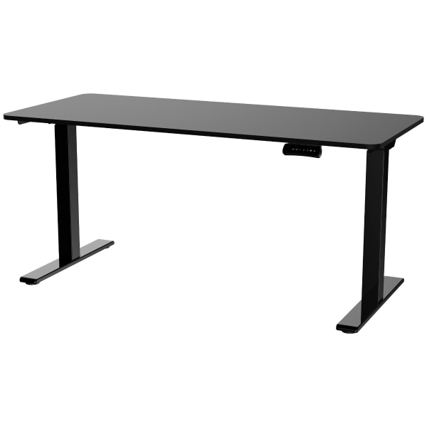 Lykke höj och sänkbart skrivbord M200, svart, 120 x 60cm svart 1.2 m