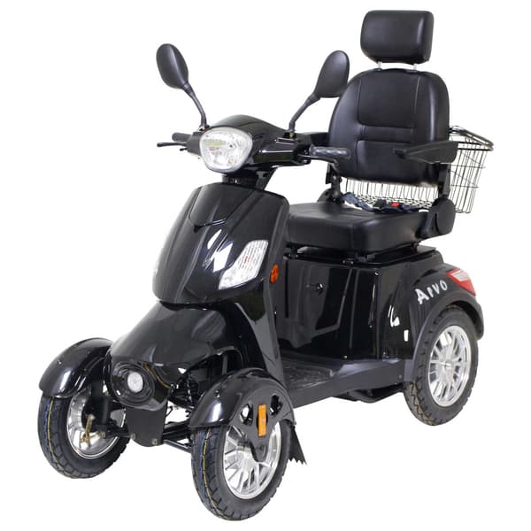 Arvo Elscooter til ældre P400 Sort