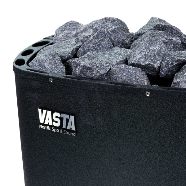 Vasta Bastuaggregat Blaze 8kw, svart, separat, 7-12m3 svart one size