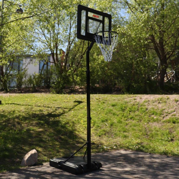 ProSport ungdoms basketkorg 2,1-2,6m, Black Edition svart one size