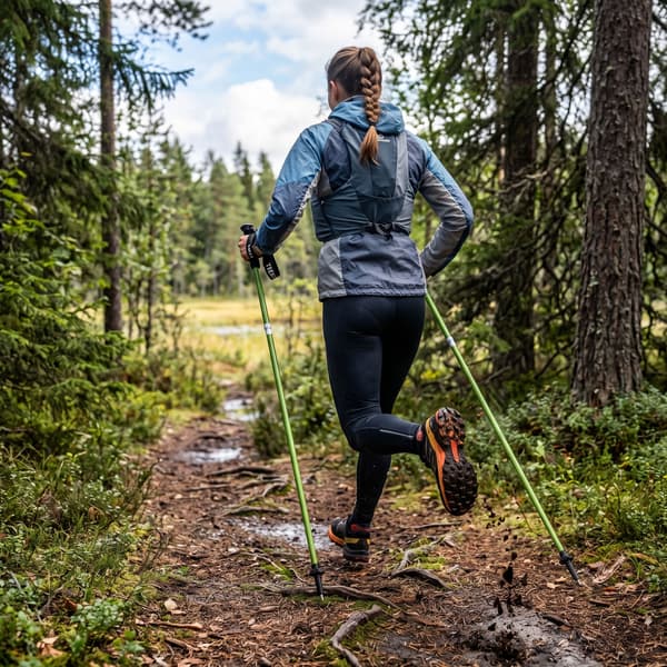 Trekker Trailrunning-stave Ultralight, 120cm