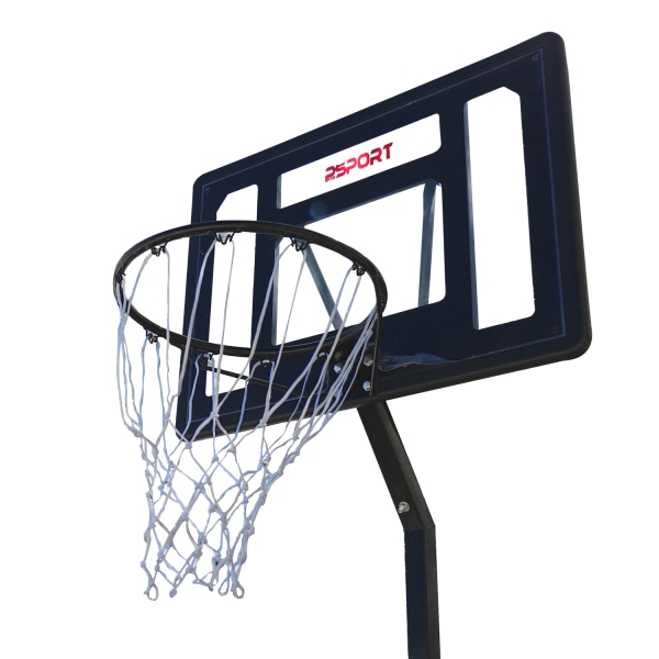 ProSport ungdoms basketkorg 2,1-2,6m, Black Edition svart one size