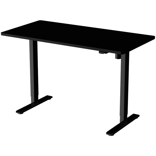 Lykke höj och sänkbart skrivbord M100, svart, 120 x 60 cm svart 1.2 m
