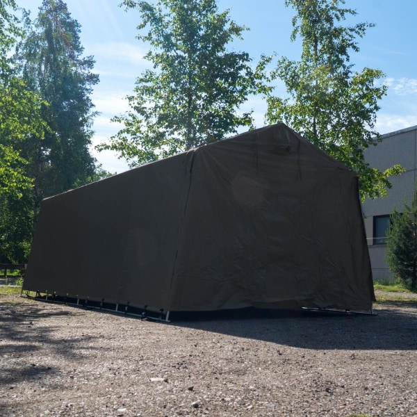 Fornorth Garagetält 3,2x6m, mörkgrå grå one size
