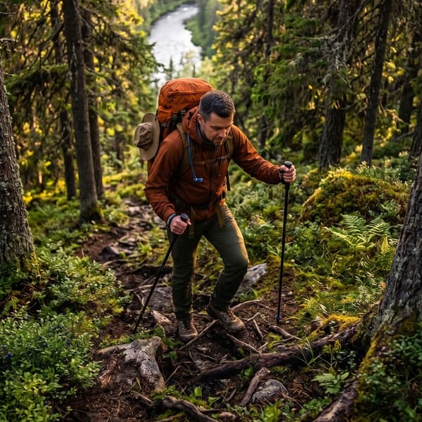 Trekker Trailrunning-stave Tundra, 115cm