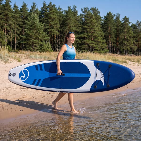 Deep Sea SUP-brädset XXL 330cm, Blå-Vit
