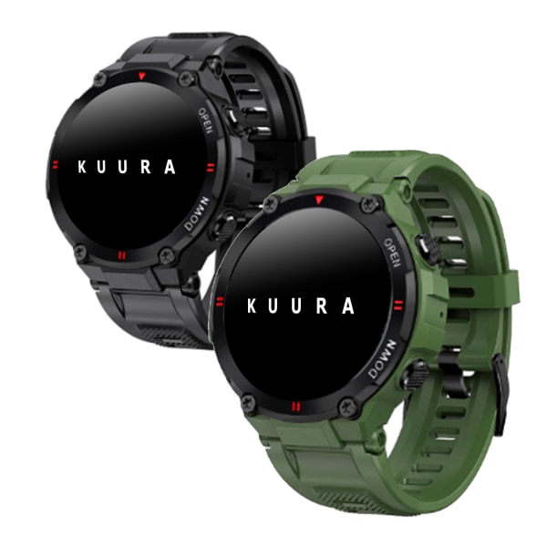 Kuura Smartwatch Tactical T7 v2 Svart svart