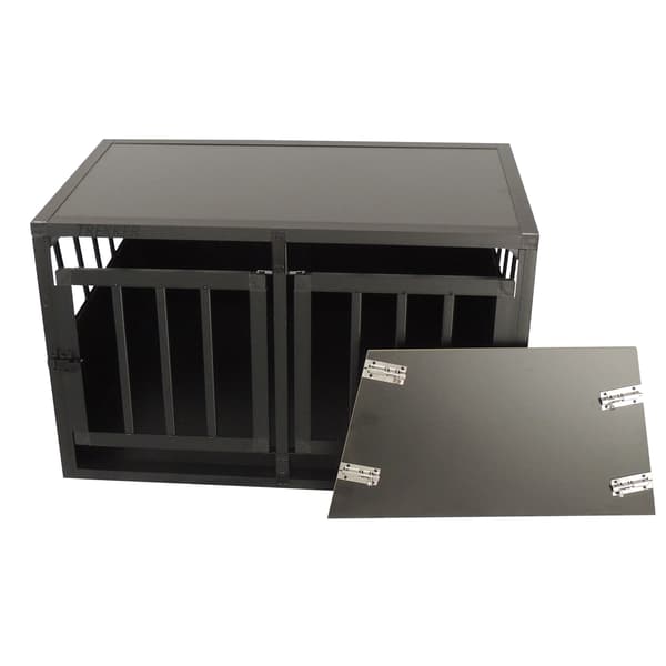 Trekker Hundebur L 89x69x50cm, Sort