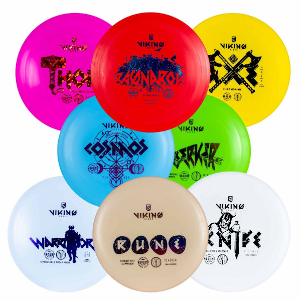 Viking Discs Full Ground Set, 8 Diskars Set