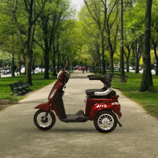 Arvo Elscooter til ældre P300 Rød