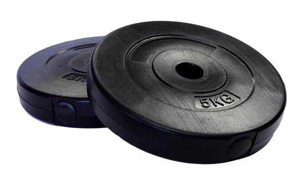 Fit'n Shape Vinyl Vægtskive (2x2.5-15kg) 30mm - 5 kg