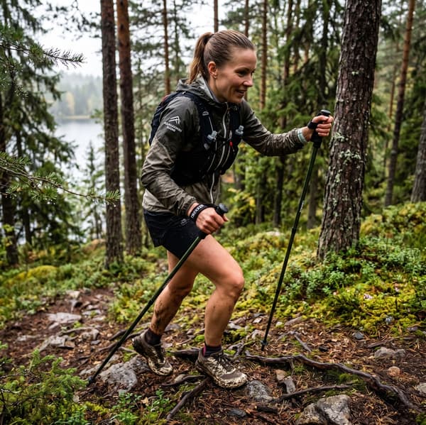 Trekker Trailrunning-stave Tundra, 115cm