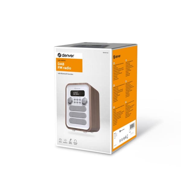 Denver DAB-48W DAB-radio, Valkoinen