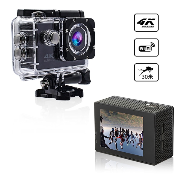 Actionkamera Brave 800 v2 - React svart one size