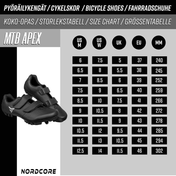Core Cykelsko MTB Apex - EU44