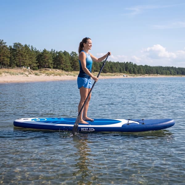 Deep Sea SUP Board sæt XXL 330cm, Blå-hvid