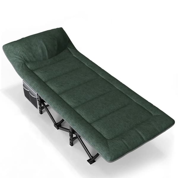 Nordcore Tältsäng Premium, Grön-190x68x40cm - max 200kg