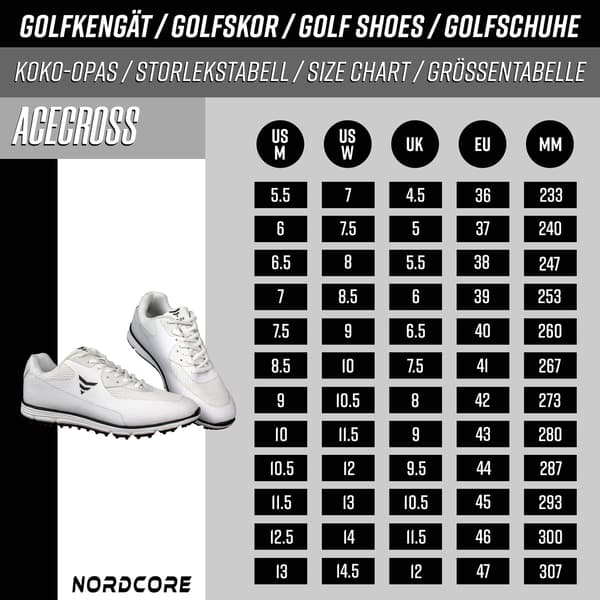 Core Golfsko Acecross - EU37