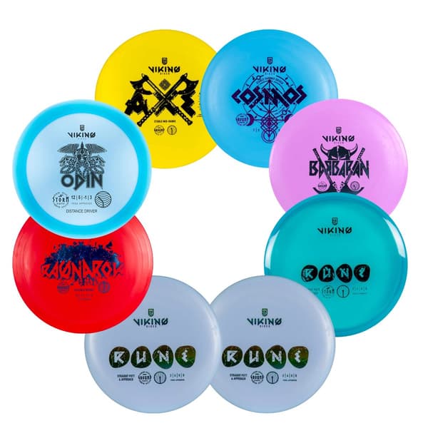 Viking Discs Challenger frisbeegolfkorg-set