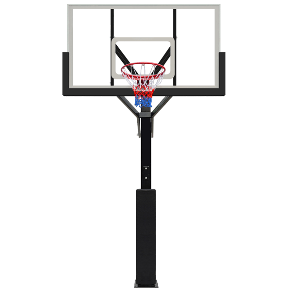 Prosport Basketkorg in-ground Pro 2,3 - 3,05m svart one size