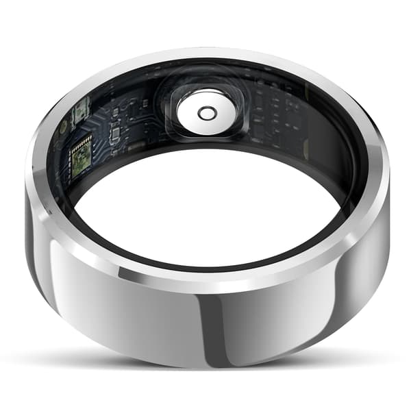React Smart Ring Lys, Sølv - 10