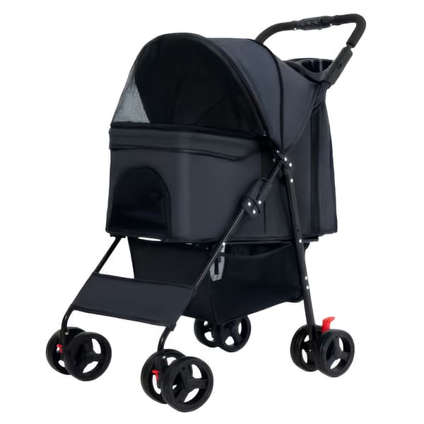 Trekker Hundvagn 15 kg, Svart