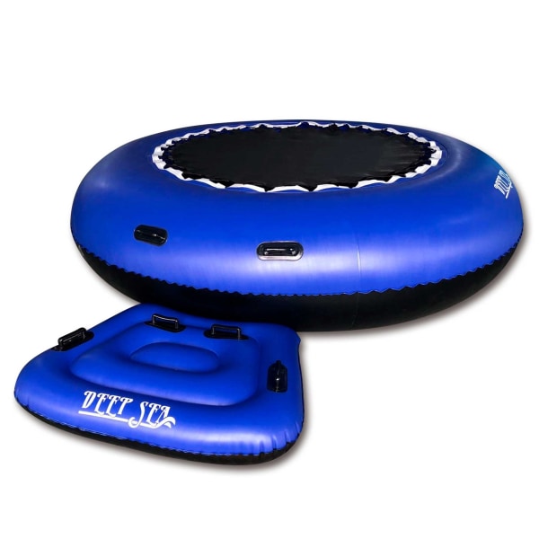 Syvänmeren trampoliini 3M lisälautalla blå 3.05 m