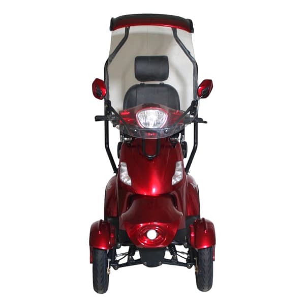 Arvo Mobilitetsscooter med Kaleche P600 Rød