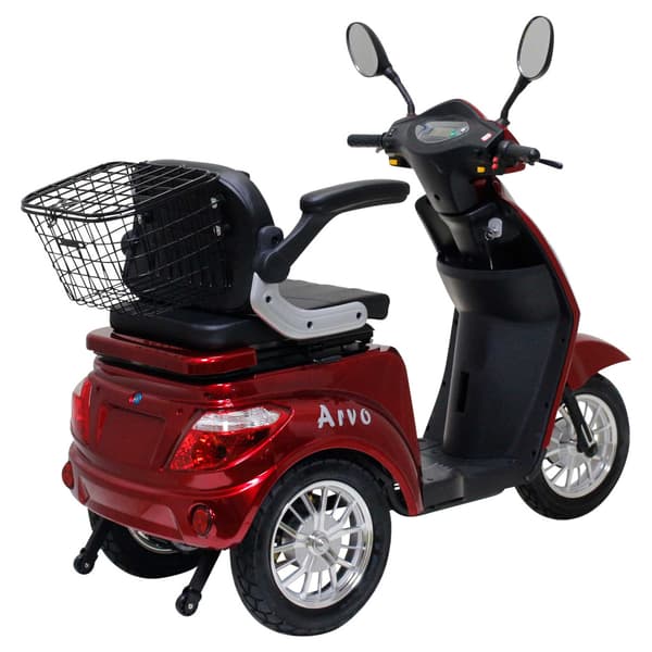 Arvo Elscooter til ældre P300 Rød