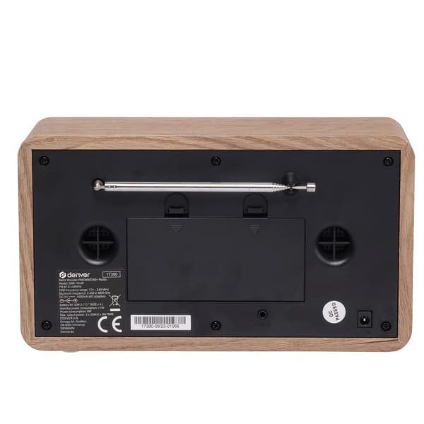 Denver DAB-18LW DAB-radio, lyst træ