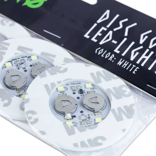 Viking Discs LED-ljus för disc golf, vit (4st)