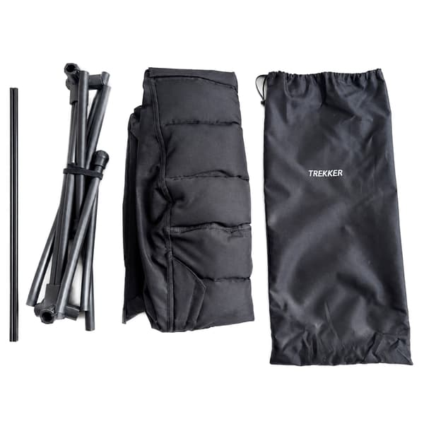 Trekker Retkituoli Premium, musta - max 150kg