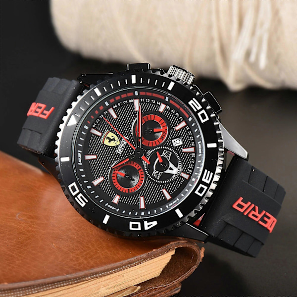 Herrar Sport Running Seconds, Timing Tape, Business Blockbuster, Cool FE Blockbuster, Kvarts Full Funktions Klocka