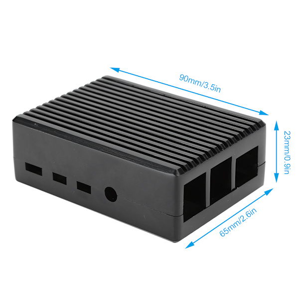 Aluminiumlegering hölje metallskyddande låda passiv värmeavledning för Raspberry Pi 4B metallskal
