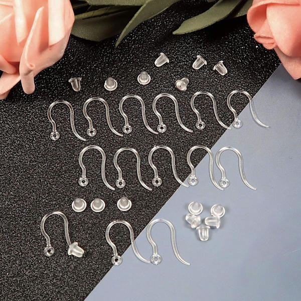 Parti med 100 kroker i transparent resin 14.5