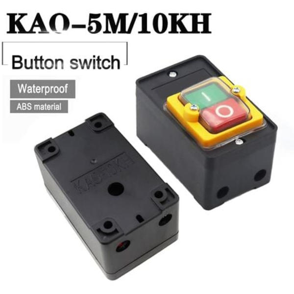 KAO-5H 220/380V10A vandtæt kontrolkontakt knap boremaskine KAO-10KH