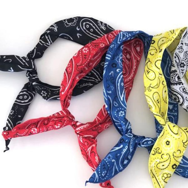 Retro Wire Huvudband - Wired Rockabilly Sommar Huvud Scarf Huvud Wrap Band.(1pcs)