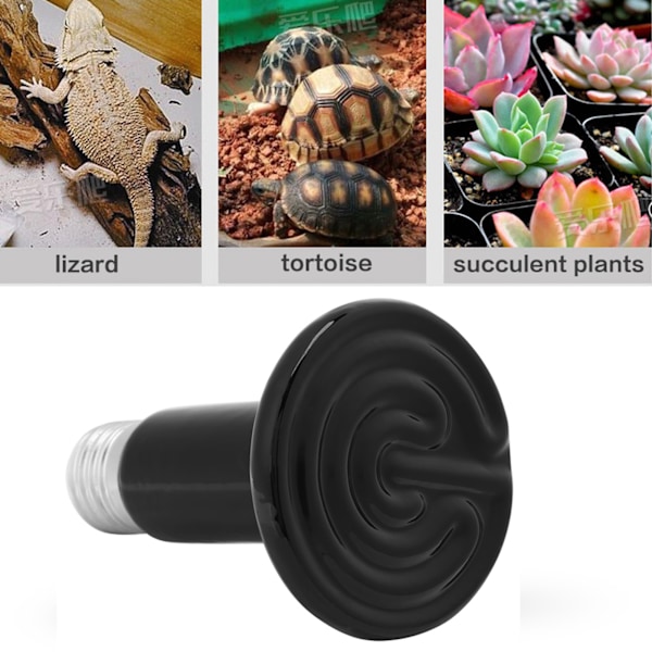Infrarød Keramisk Emitter Kæledyrs Varme Lampe Reptil Pære 150W