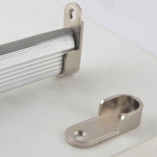 2 st Flange Seat Garderobsstänger Klädstreckstänger Garderobstillbehör Klädstångshållare Hårdvarubas